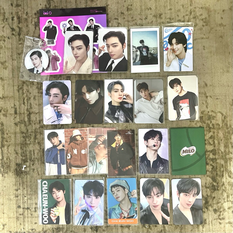 (READY) OFFICIAL ASTRO CHA EUNWOO PHOTOCARD PC TRADING CARD BENEFIT RARE