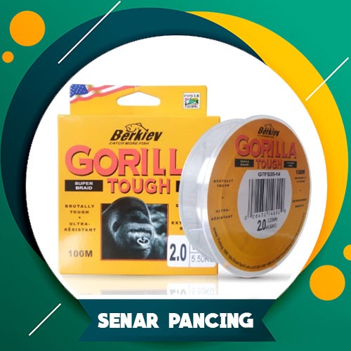 Senar Pancing Kuat & Lentur – Tarikan Mantap, Anti Putus - Senar Pancing GORILLA TOUGH 100M mono