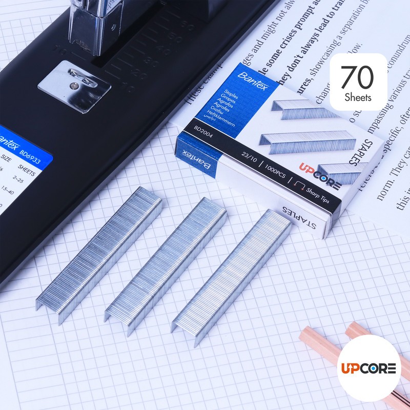 

[Pelangi Stationery] Bantex Staples 23/10 Ujung Tajam Anti Karat | Untuk 60 Lembar Kertas | Isi 1000 Pcs
