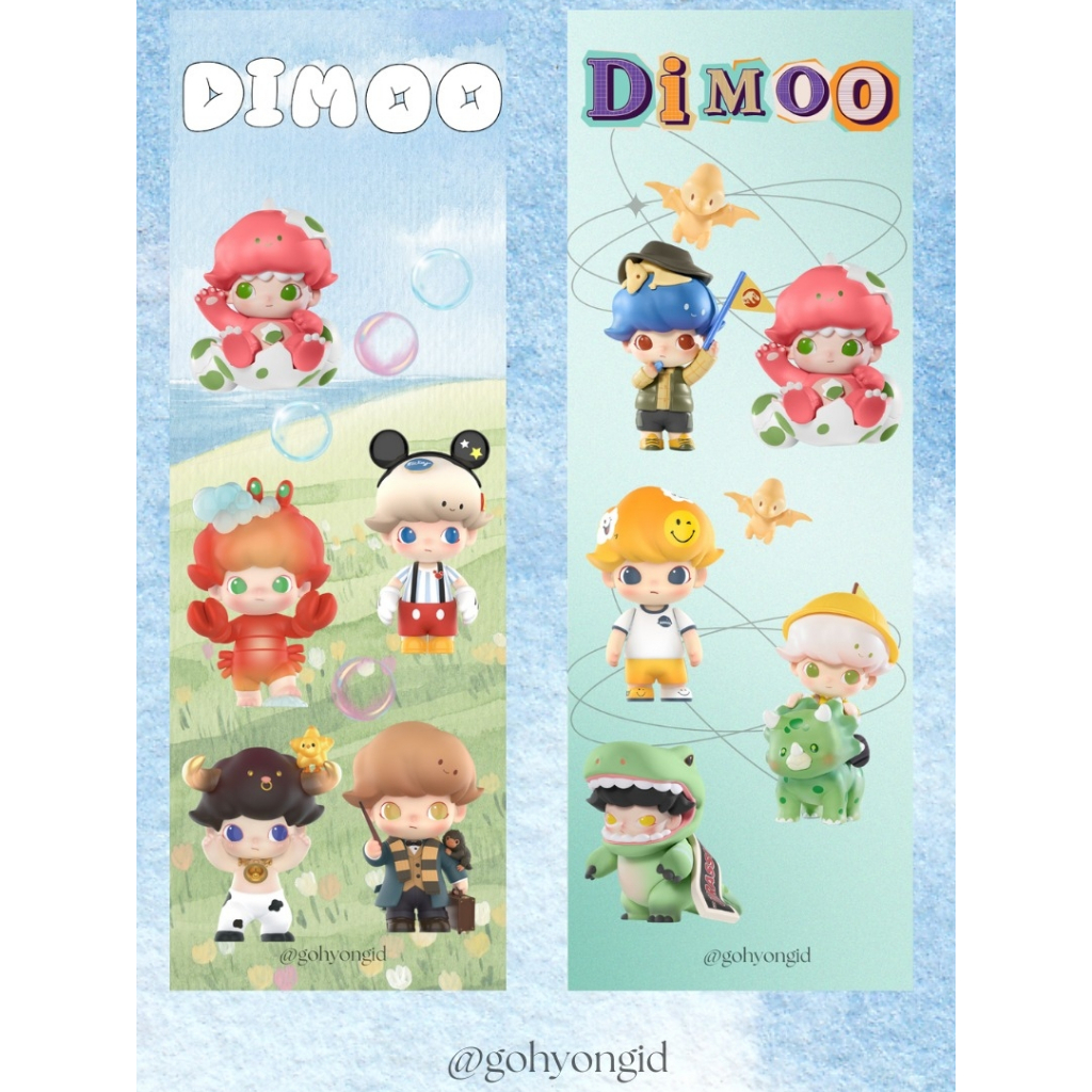 

Sticker Dimoo pop mart deco korean sticker aesthetic y2k