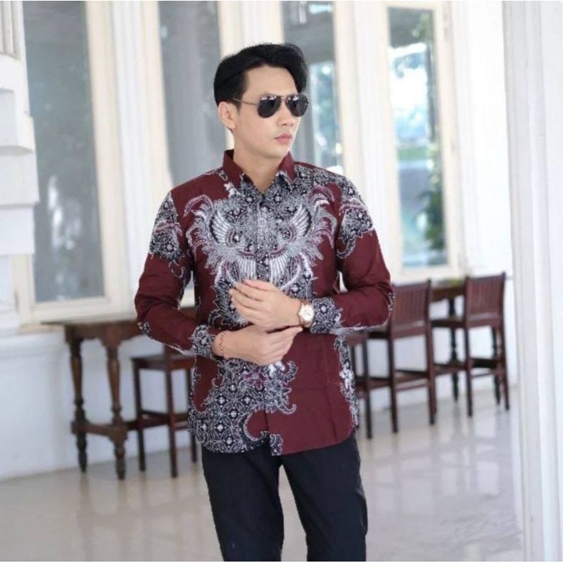 Kemeja Batik Pria Lengan Panjang Batik Pria Lengan Panjang Modern