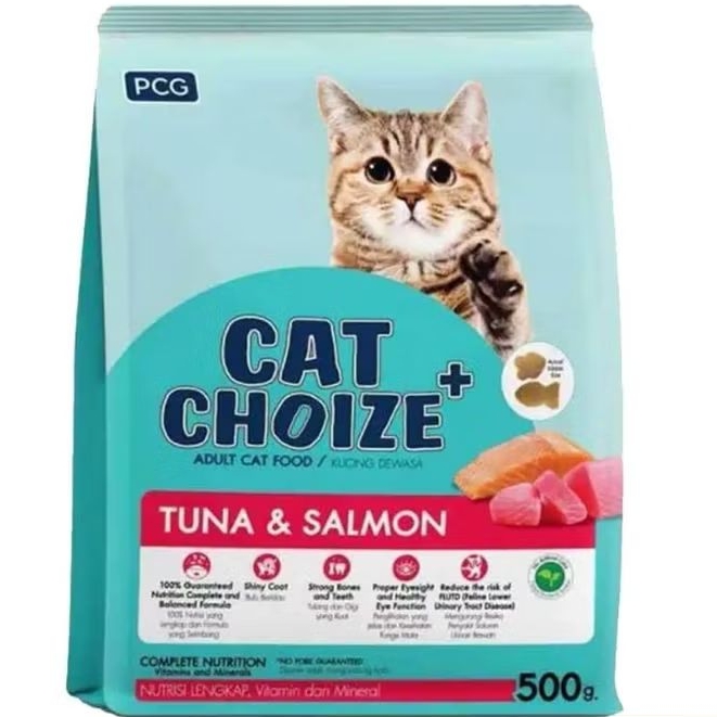 Cat Choize Plus Adult Cat Food Tuna & Salmon 500G