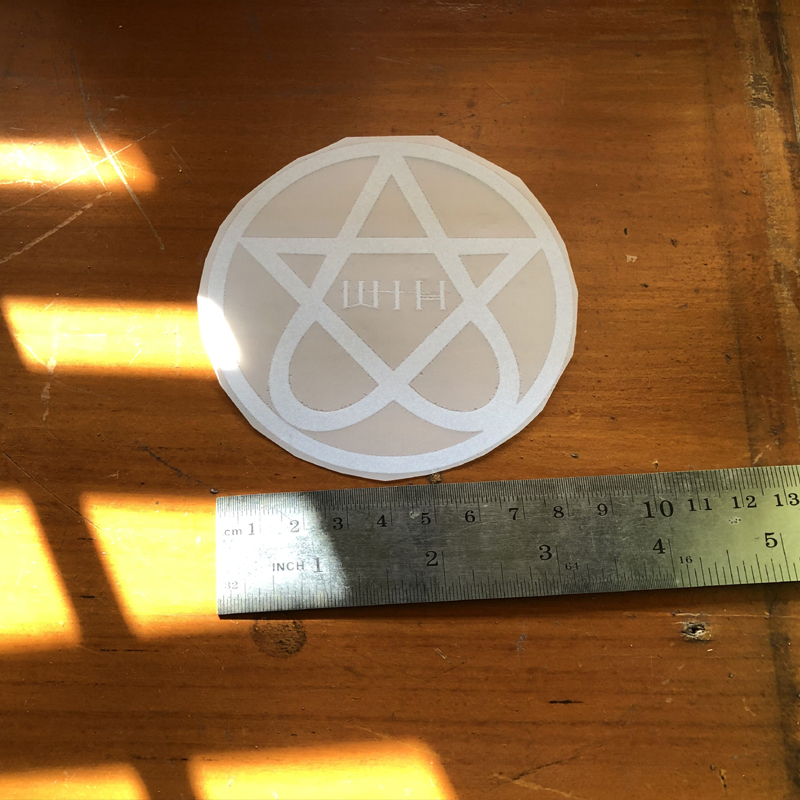 Sablon HIM Band Heartgram Logo | Sablon DTF | Sablon Kaos | Sablon Tshirt