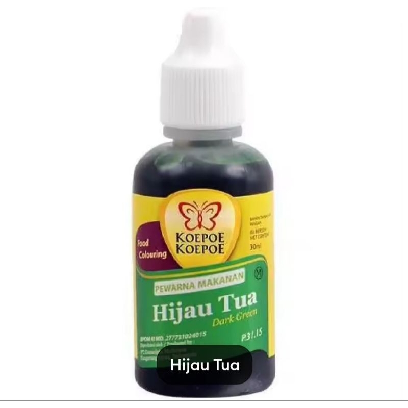 

Koepoe Kupu Pewarna Makanan 30 ml HALAL Food Coloring