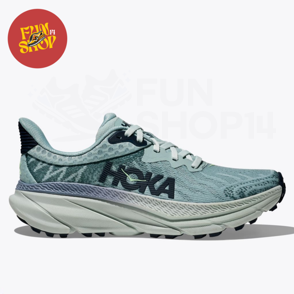 Sepatu Lari Hoka Challenger 7 Wide Women's Trail Running Shoes Druzy / Droplet-1134498DRZY
