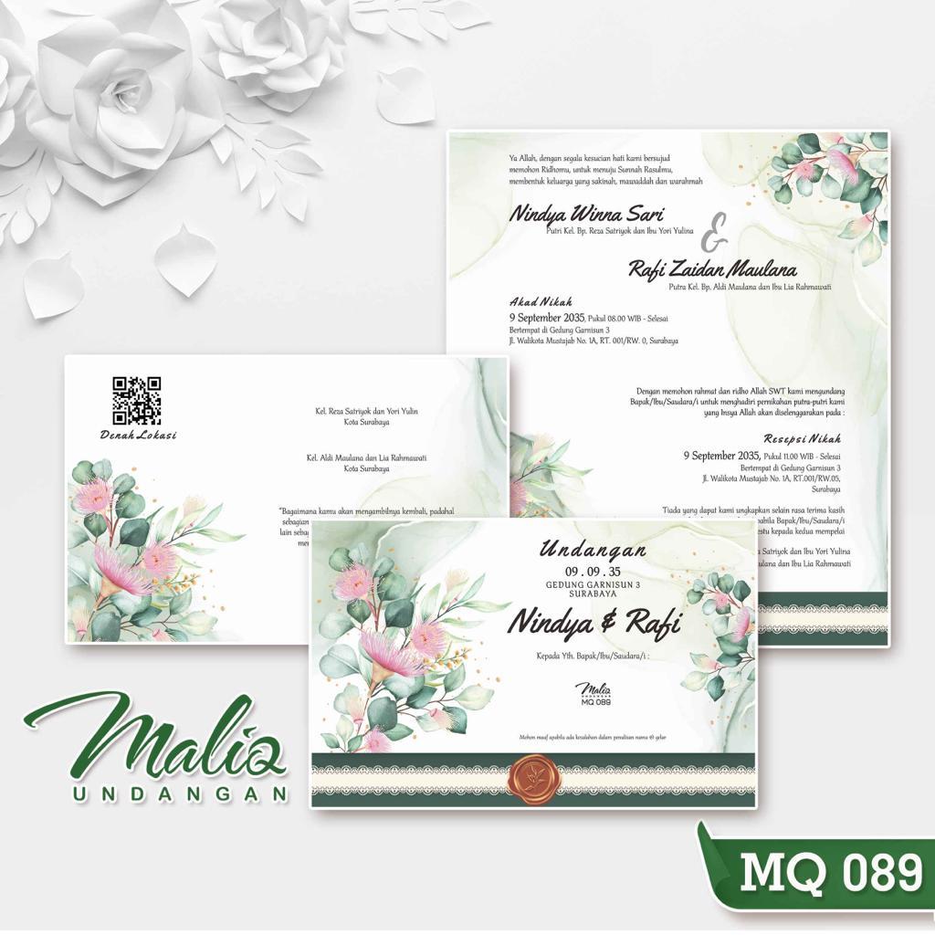 MALIQ 89 Blangko Undangan FLASH SALE ISI 100 PCS