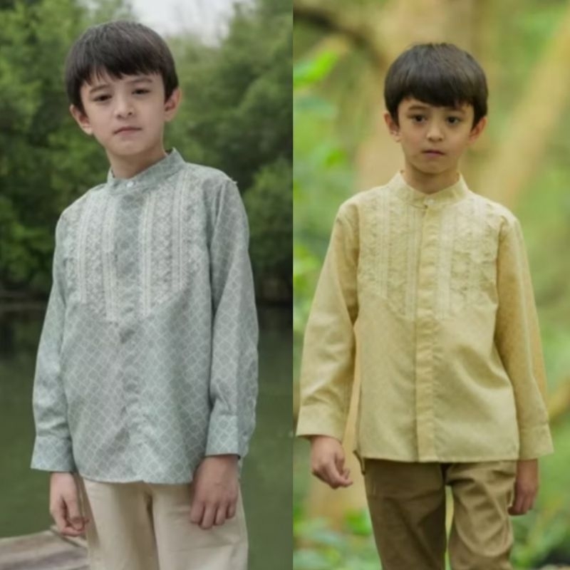 SALE New Sammy Shirt  Butter Yellow Shea Shirt Mint Koko Aleza Label Kids