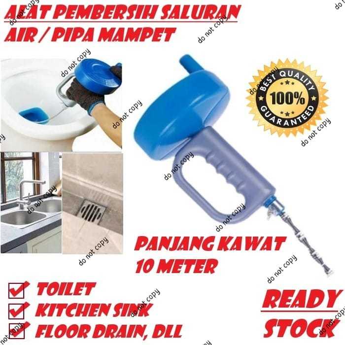 Alat pembersih saluran pipa tersumbat 10m kawat pembersih saluran air anti sumbat 10 meter
