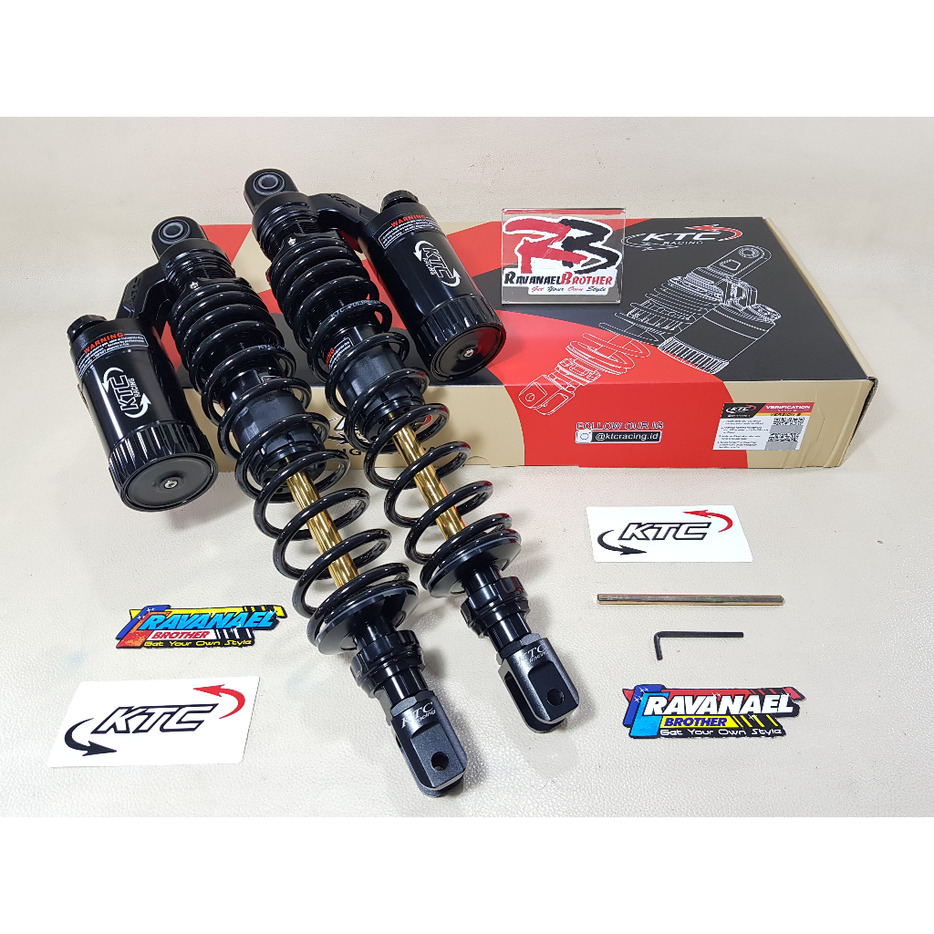 Shockbreaker Shock Absorber Sokbeker KTC Racing Extreme Honda ADV 150 395 mm