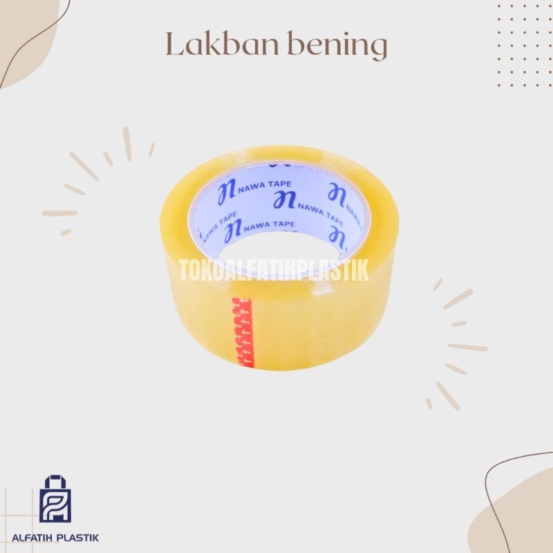 

lakban besar bening dan coklat nawa tape selotip lakban kecil lakban serbaguna untuk packaging