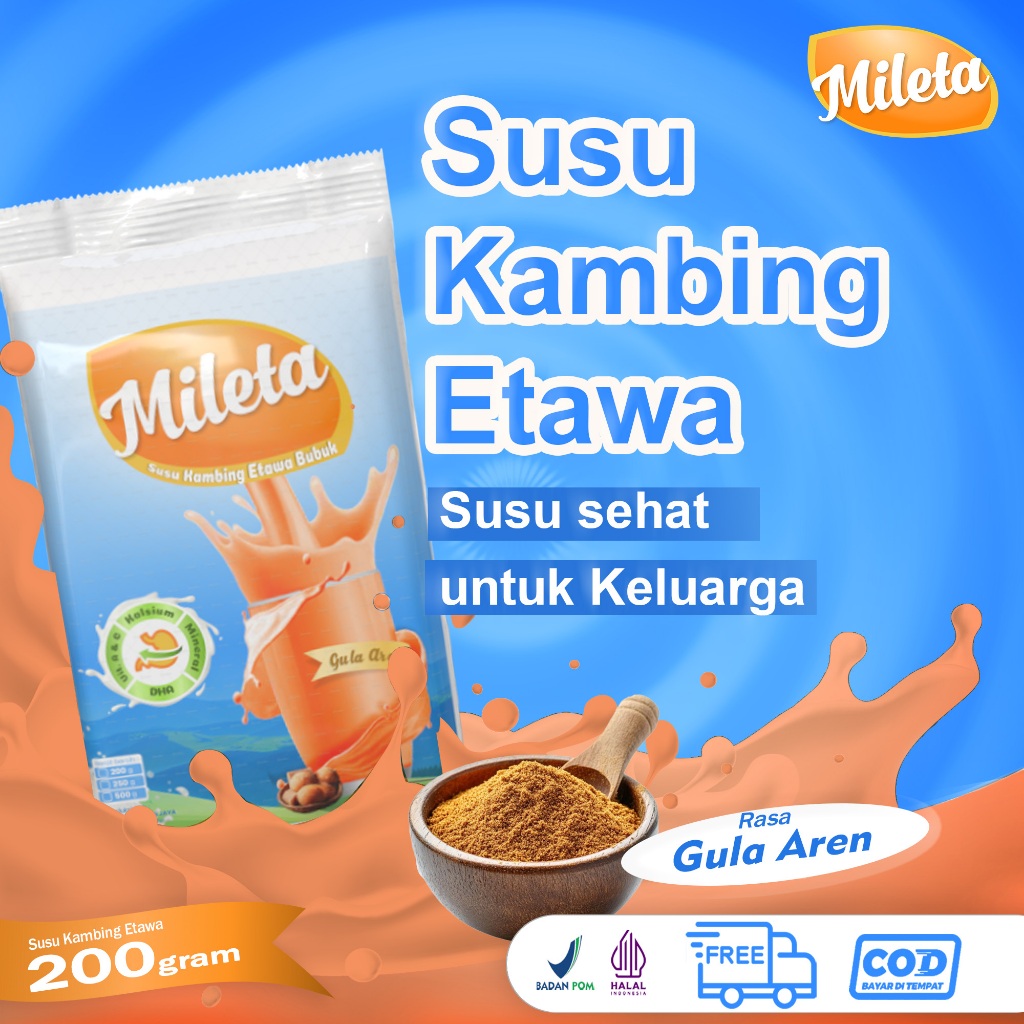 

Susu Etawa Premium Rasa Gula Aren – Manis Alami, Kaya Manfaat