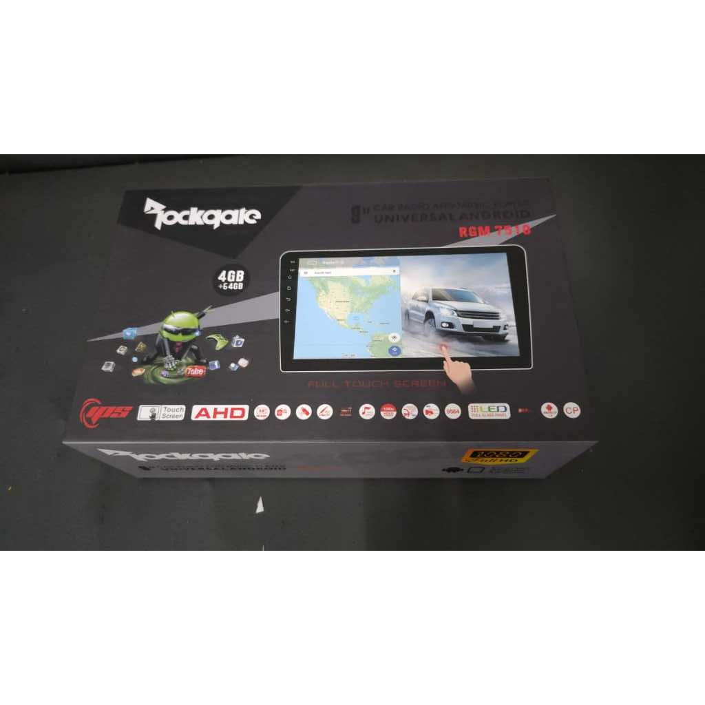TV android mobil Rockgate ram 4/64 edisi 9 inch