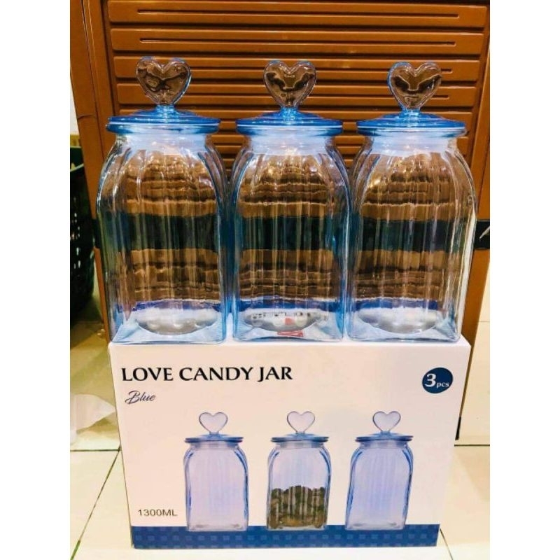 

love candy jar isi 3pcs