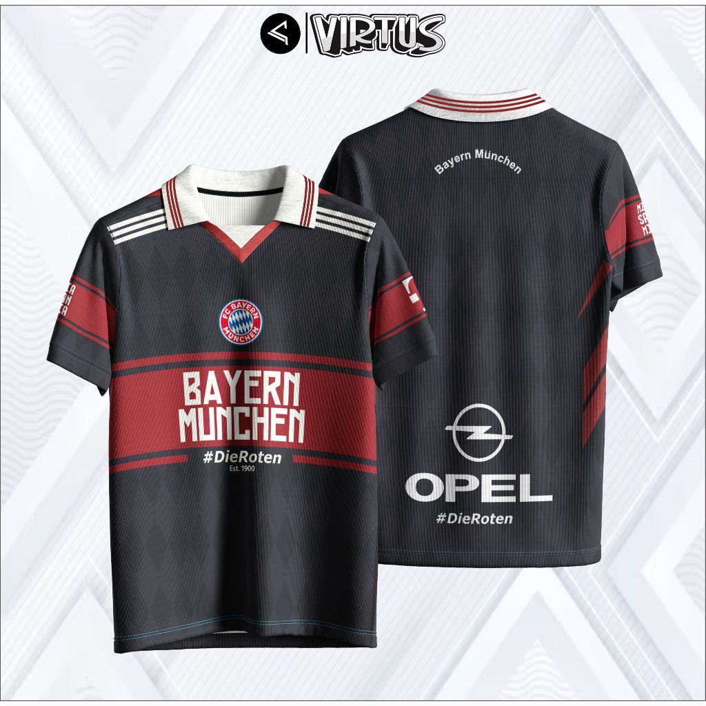 Jersey Bayern Munchen Fantasy / Jersey Bayern / Kaos Bayern Munchen / Jersey Vintage Dry-Fit Embos