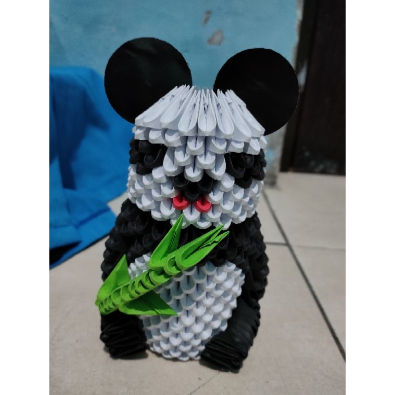 

Origami 3D panda