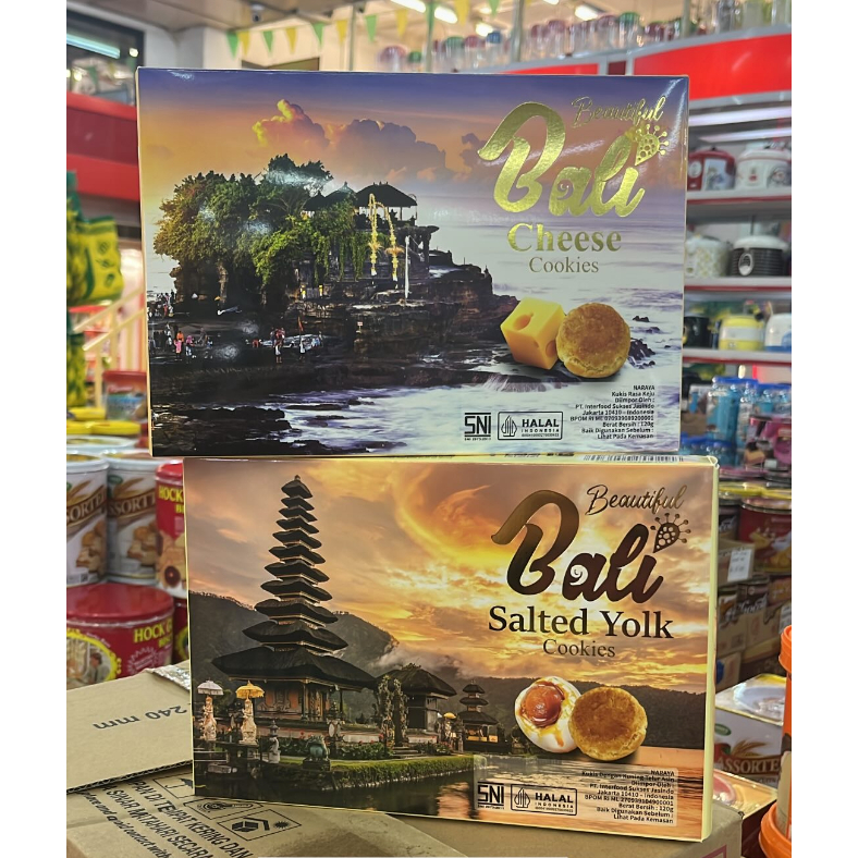 

Oleh Oleh Khas Bali Beautiful Bali Box 120gr Oleh Oleh Khas Bali - Cheese Cookies / Salted Yolk Cookies