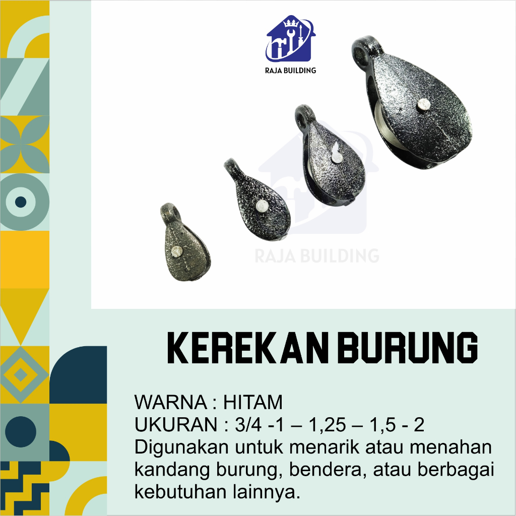 KEREKAN BURUNG / PULLEY KATROL / KATROL MINI