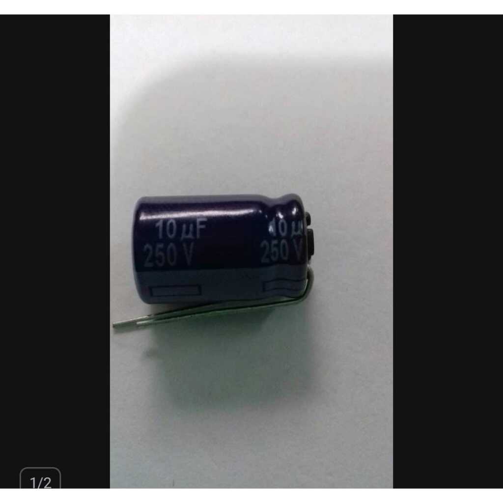 RE2788 elco panasonic 10-250v 10uf 250v by PCM LTC GLODOK