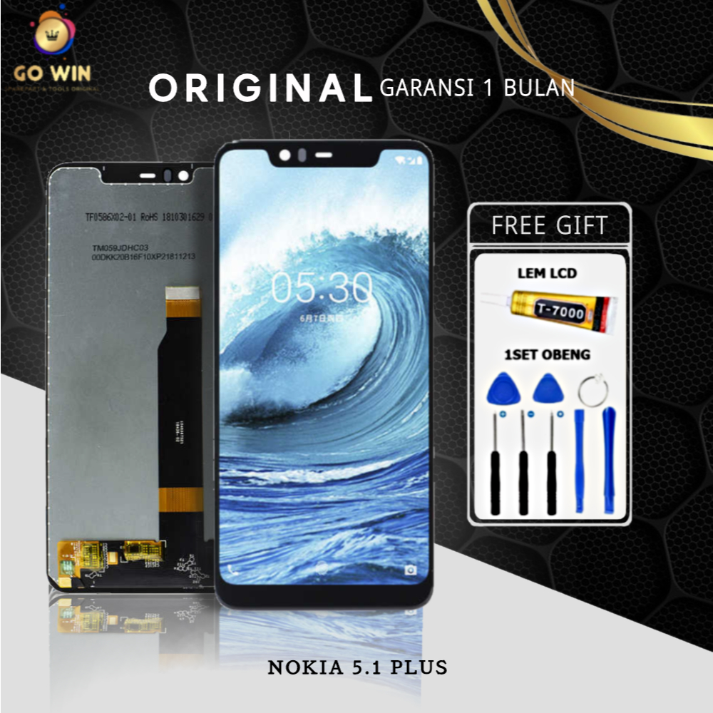 ORIGINAL LCD NOKIA 5.1 PLUS / X5 FULLSET TOUCHSCREEN