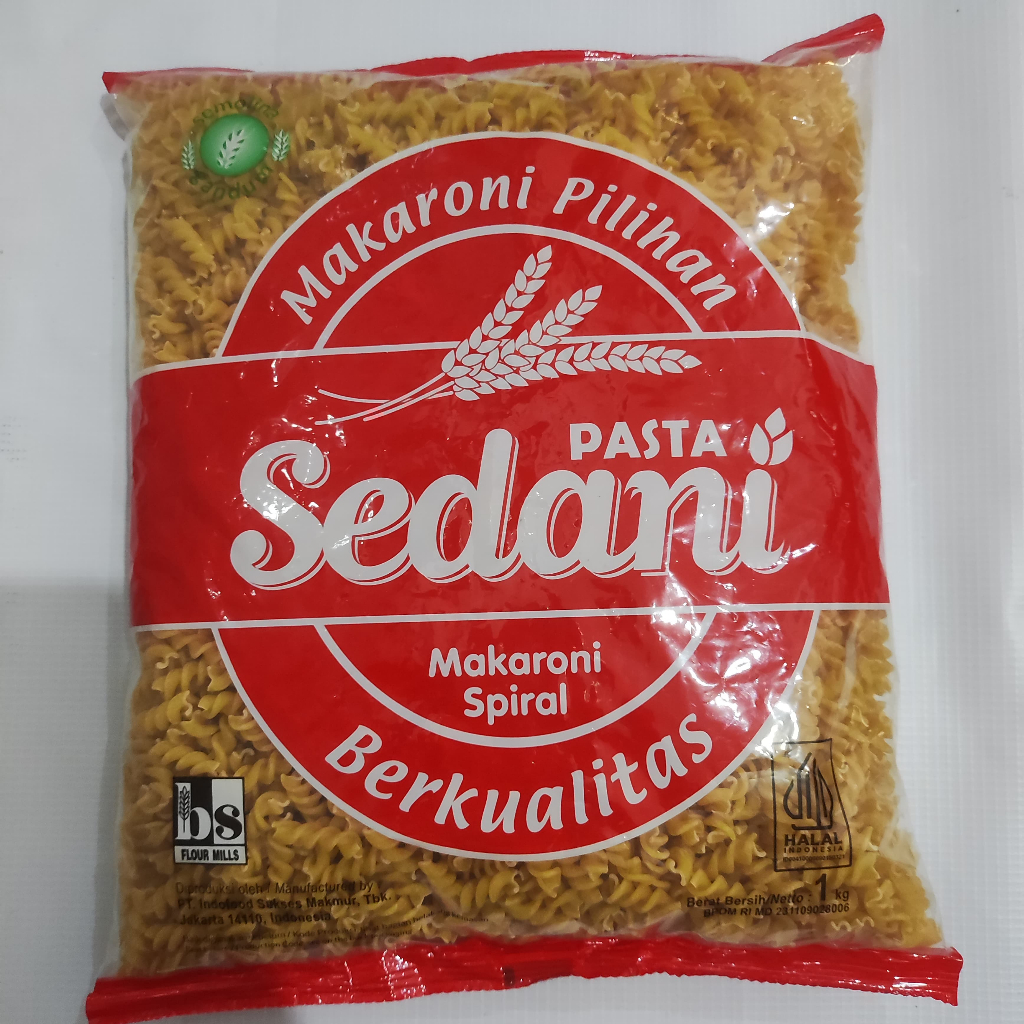 

Makaroni spiral Sedani 1kg