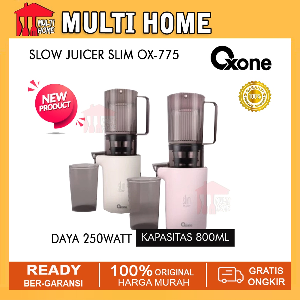 OXONE Slow Juicer OX775 Slim Deluxe Compact Slow Juicer