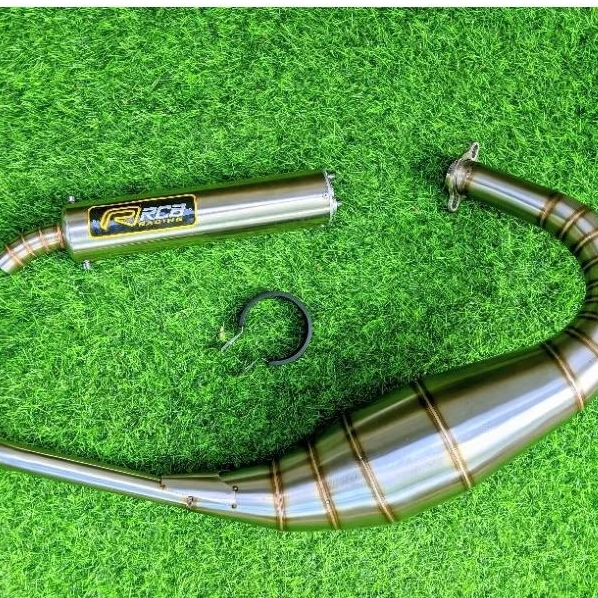 knalpot racing RCB rx king rx spesial stainless steel original produk hight quality