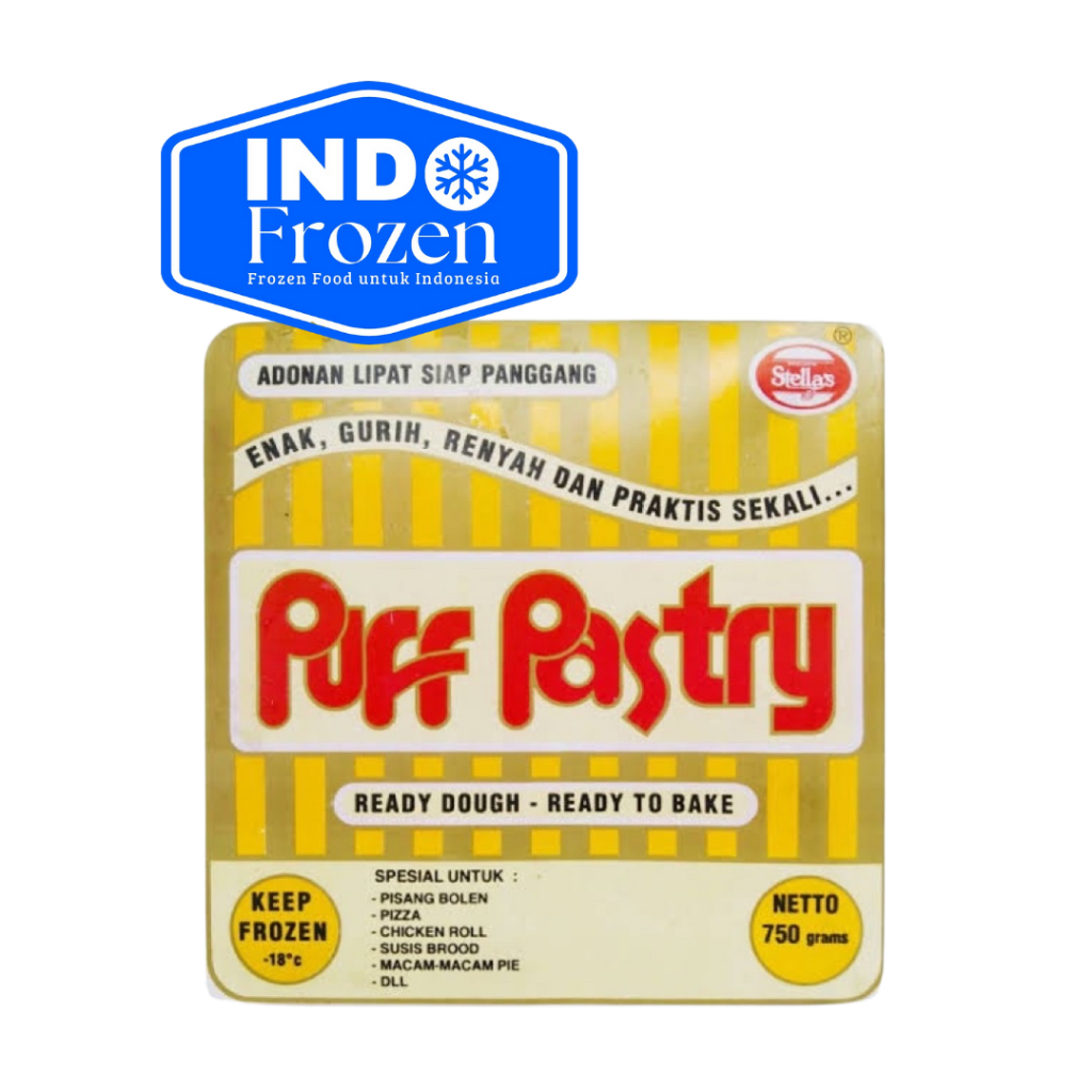

STELLA PUFF PASTRY 750GR KULIT PASTRY