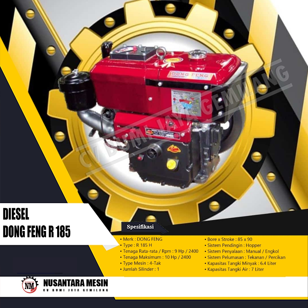 DIESEL DONG FENG R 185 H.