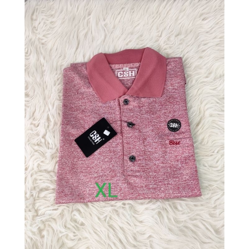 kaos berkerah ada kantong size XL