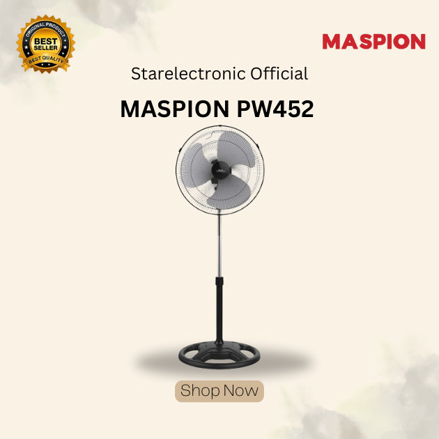 MASPION KIPAS ANGIN POWER FAN PW 452 18" / PW-452-18" / 18" PW 452 / 18" PW-452 / PW452 18" / 18"