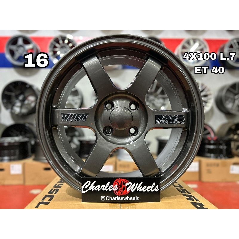 VELG TE37 RC RING 16 GUNMETAL