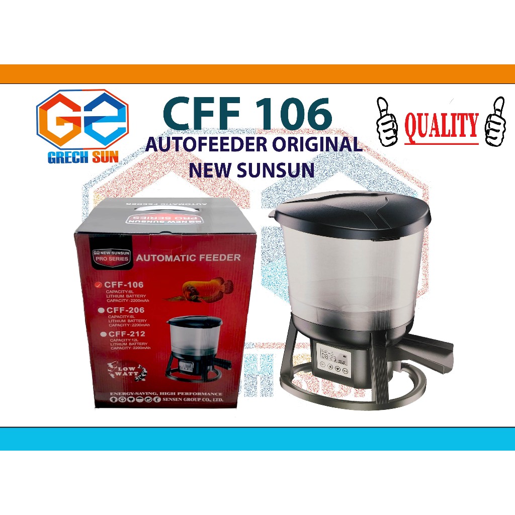 KHUSUS INSTANT / SAMEDAY CFF 106 CFF 206 AUTOFEEDER SUNSUN