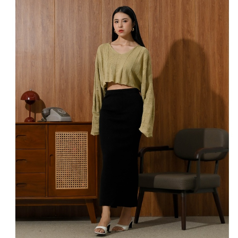 SUETERCLOTH - Sadie Sweater Crop / Crop Sweater Premium / Crop Sweater / Oversize Sweater / Sweater