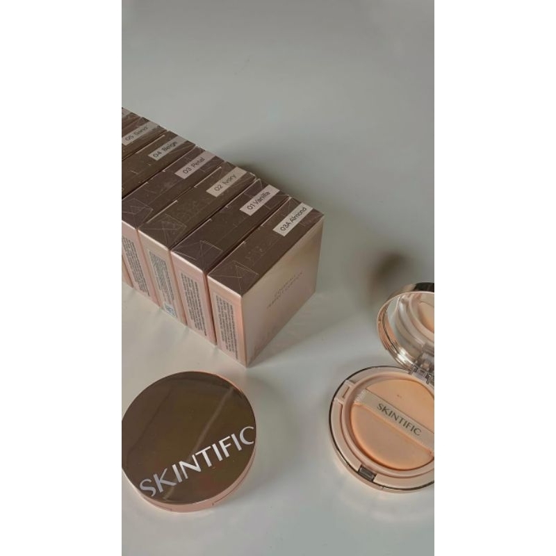 (NEW 100% ORI) Cushion Skintific 02 Ivory (bukan refil)