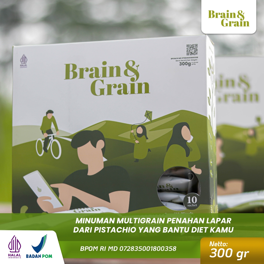 

Ay00! Brain & Grain Cereal Multigrain Diet Praktis Tinggi Protein & Rendah Gula