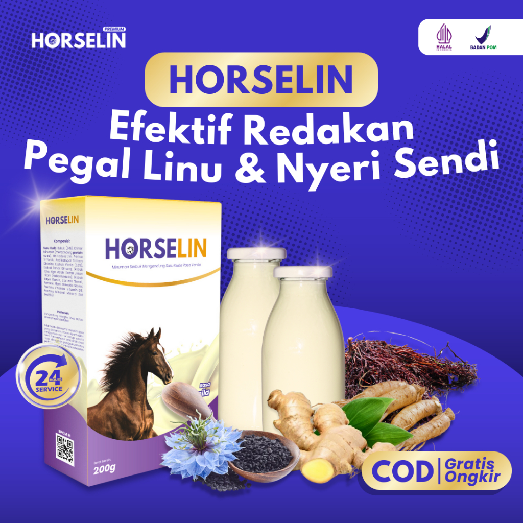 

Susu Kuda Liar Horselin Herbal Nyeri Sendi