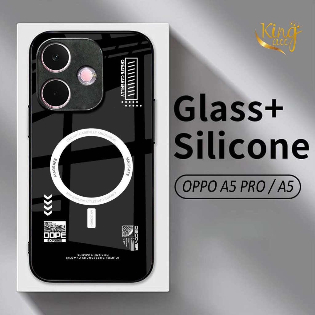 Case Hp Glass Kilau For OPPO A5 PRO 5G - Casing Hp OPPO A5 PRO 5G - K14