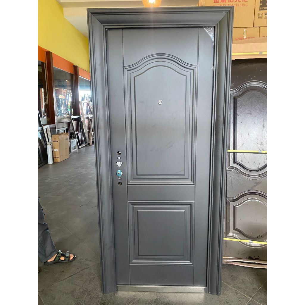 Pintu Baja Utama Minimalis Modern untuk Rumah dan Kamar/Pintu Lubang Intip/ Pintu Kamar/Pintu utama