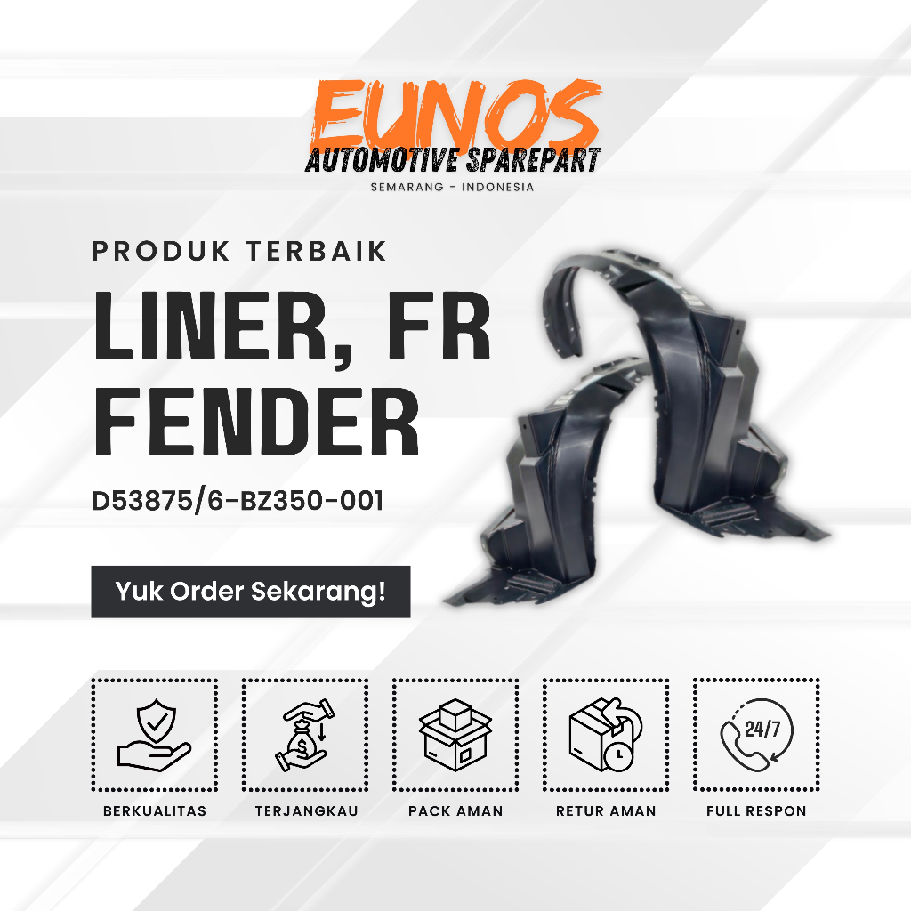 LINER FENDER / SPAKBOR DEPAN AVANZA XENIA 2020 - 2023 MURAH 