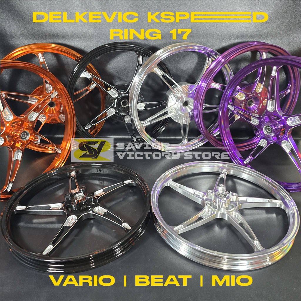 VELG DELKEVIC KSPEED BINTANG LAUT RING 17 VARIO 125 VARIO 150 BEAT MIO PNP VELG KING SPEED NEW SPEED