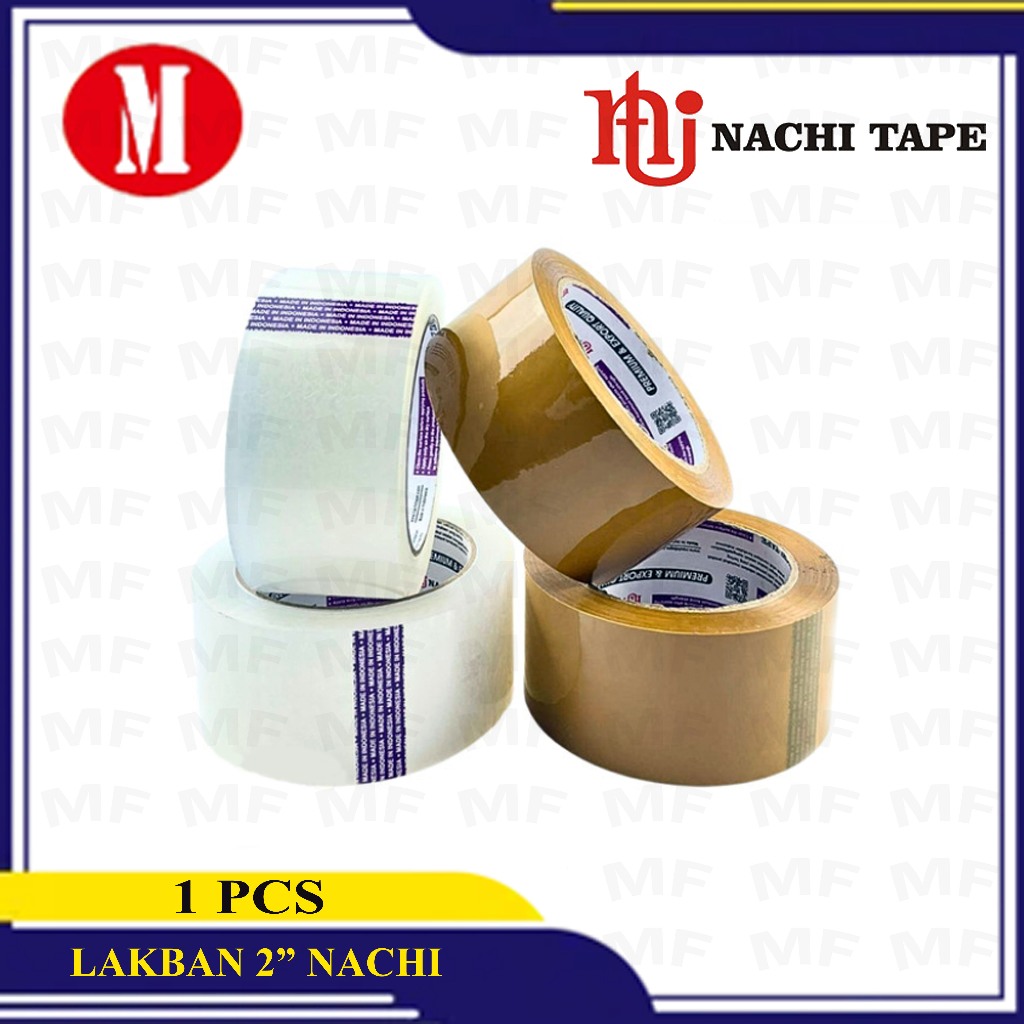 

Nachi Tape 2 inch /Lakban Transparan 1 pcs