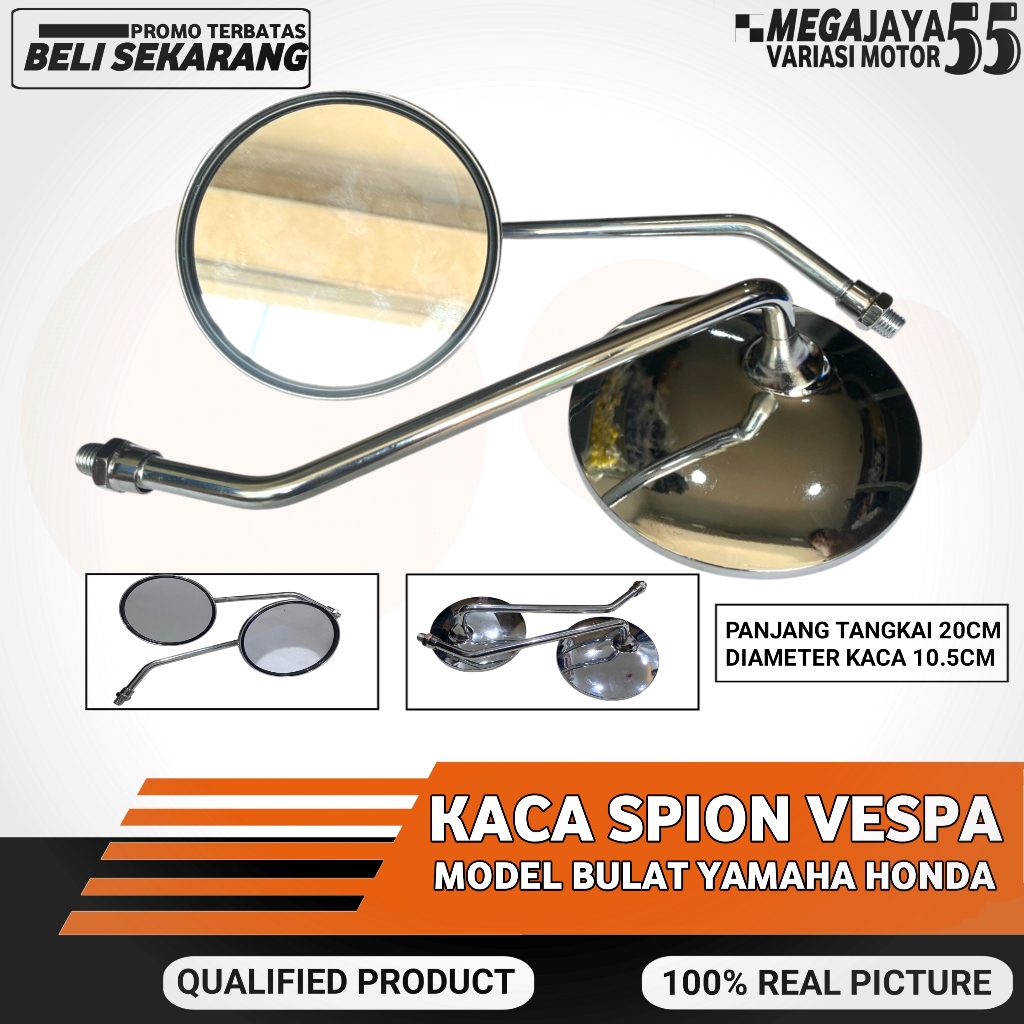 SPION BULAT TWOTONE BLUE X BEAT VARIO 125 PCX BEAT STREET GENIO SCOOPY UNIVERSAL
