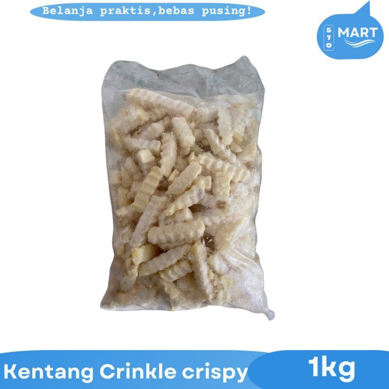 

kentang crinkle Crispy cut 1kg