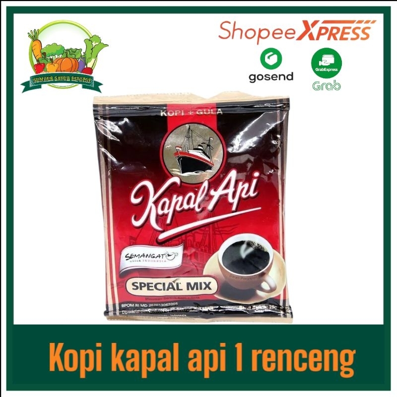 

Kopi kapal api spesial mix 1 renceng - KIRIM INSTAN