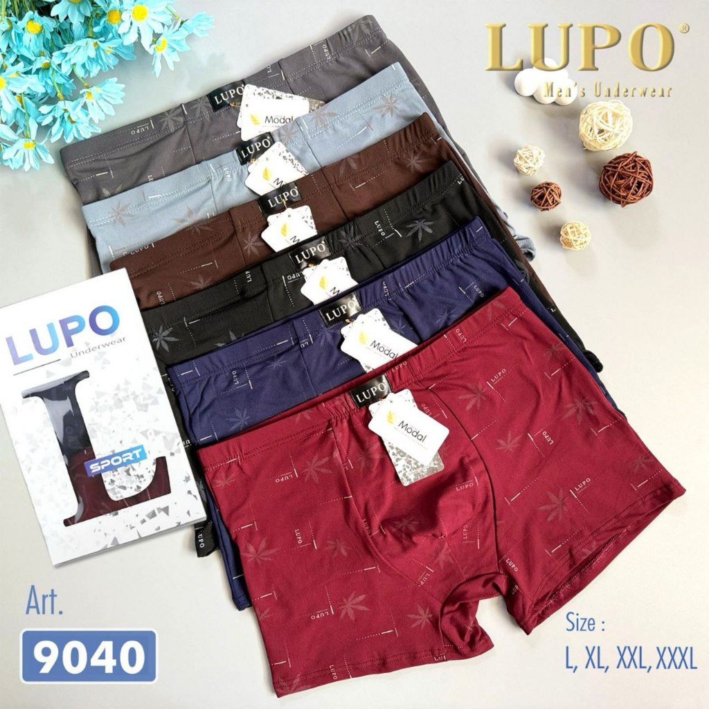 Celana Dalam Boxer Pria LUPO (1 BOX ISI 3) 9040 - Toserbazaar