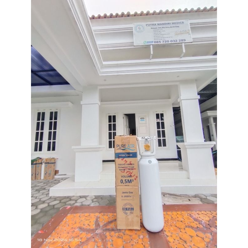 Tabung Oksigen 0,5m3 Baru