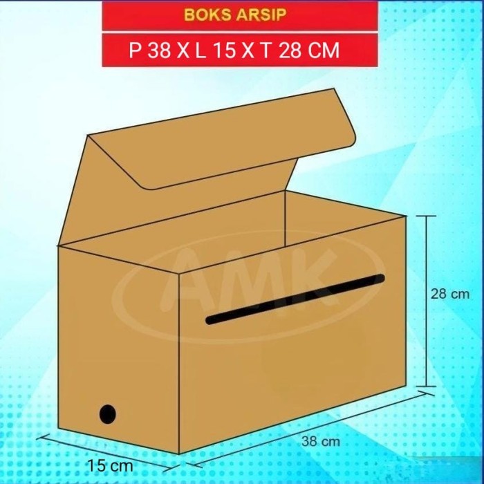 

Kardus Box Arsip/Box File (Ukuran 38 x 15 x 28 cm)