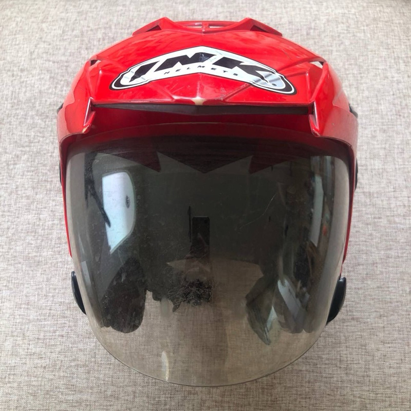 [Preloved] Helm INK Merah
