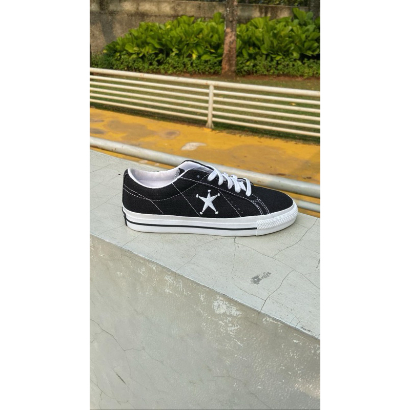Converse One Star Stussy Black
