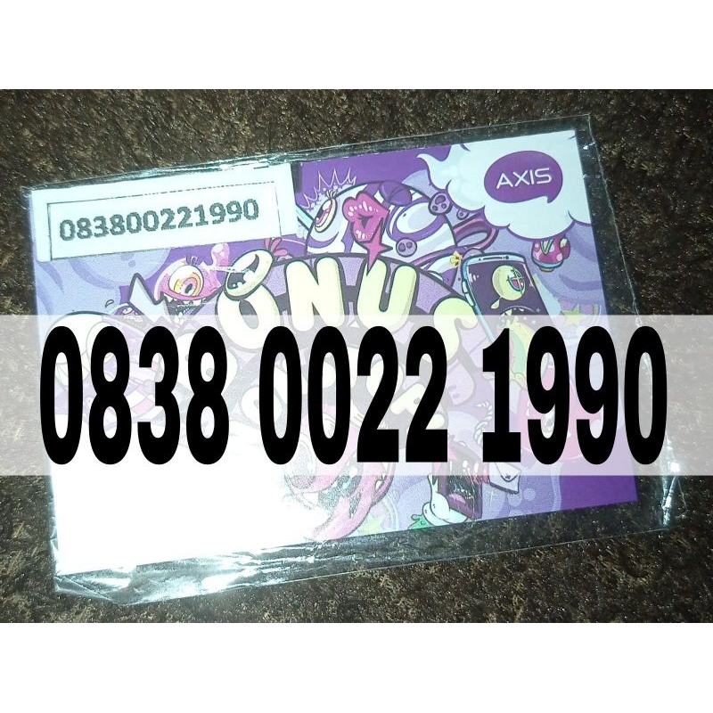 Nomor cantik kartu Perdana Axis angka Rapi Ekor tahun 1990 Nomor cantik kartu axis tahun lahir 1990 
